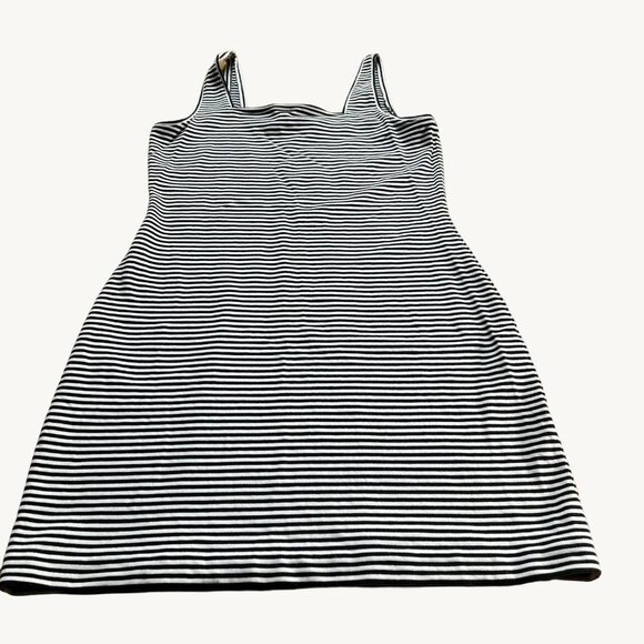 kate spade Dresses & Skirts - Saturday By Kate Spade Size M Black & White 100% Cotton Striped Sleeveless Dress